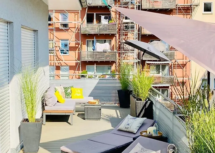 Penthouse Mit Xl Terrasse Inklusive Stellplatz In Lage Apartamento Núremberg