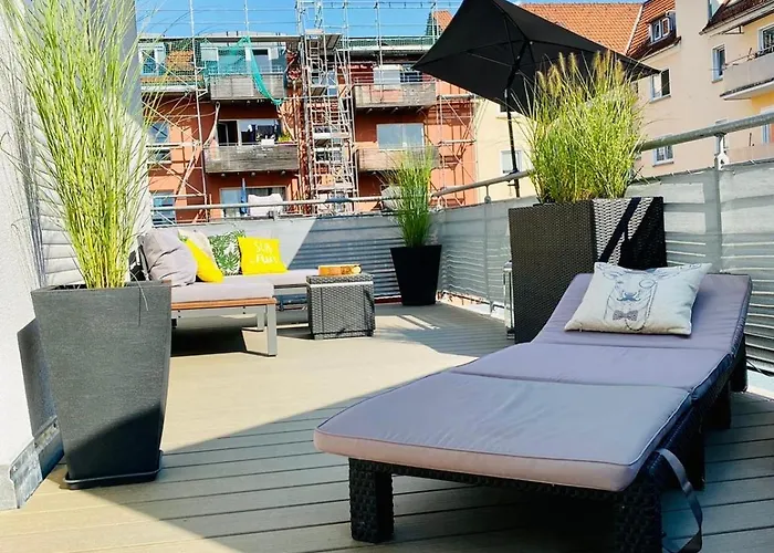 Penthouse Mit Xl Terrasse Und Stellplatz Nahe Messe * Nürnberg